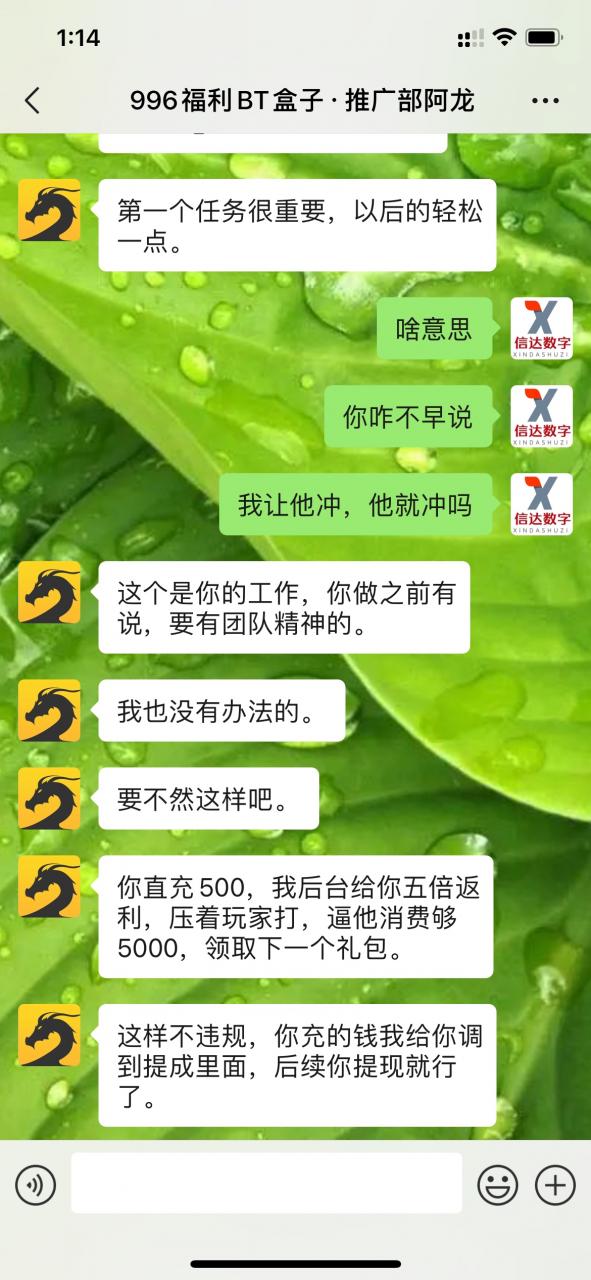 惊天消息：“996平台”公开招托，免费给充值